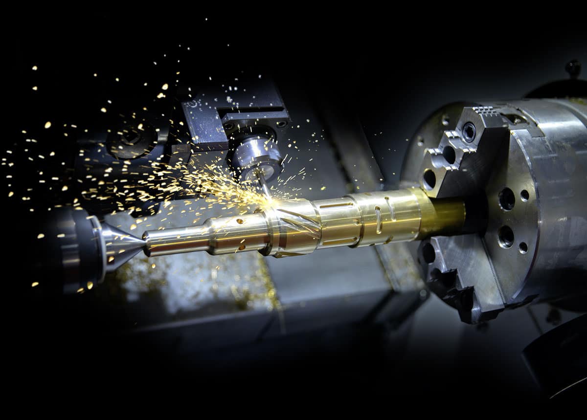 CNC turning machine high-speed cutting